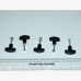 Manfrotto 2 Edged Knob, Bolt & Washer - R001,98AV
